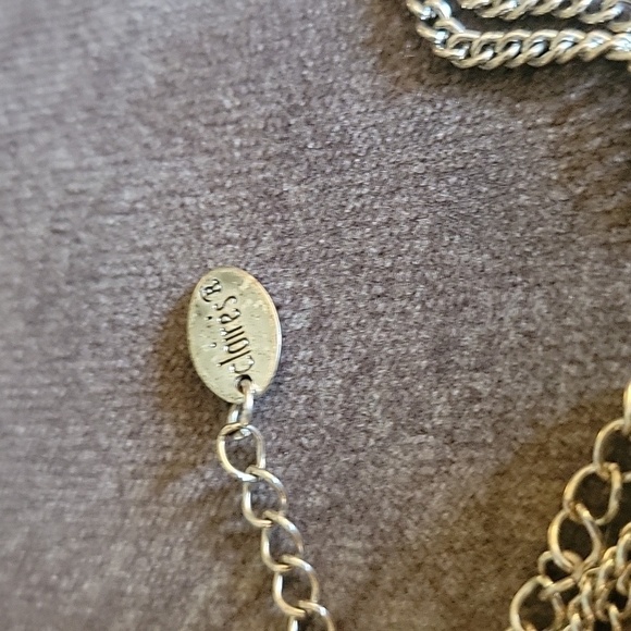 3/$30 VTG CLAIRE'S Retro 1960s Floral Cluster Chainmaille Fairycore Necklace - Picture 7 of 7